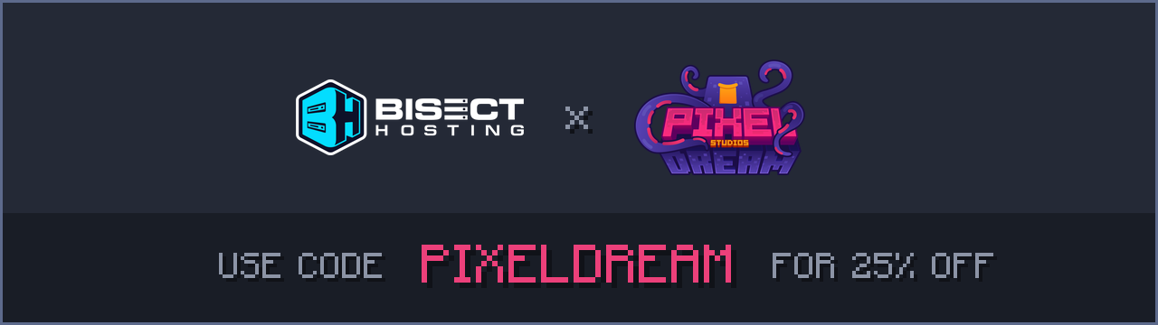 Get 25% off a server with code PIXELDREAM